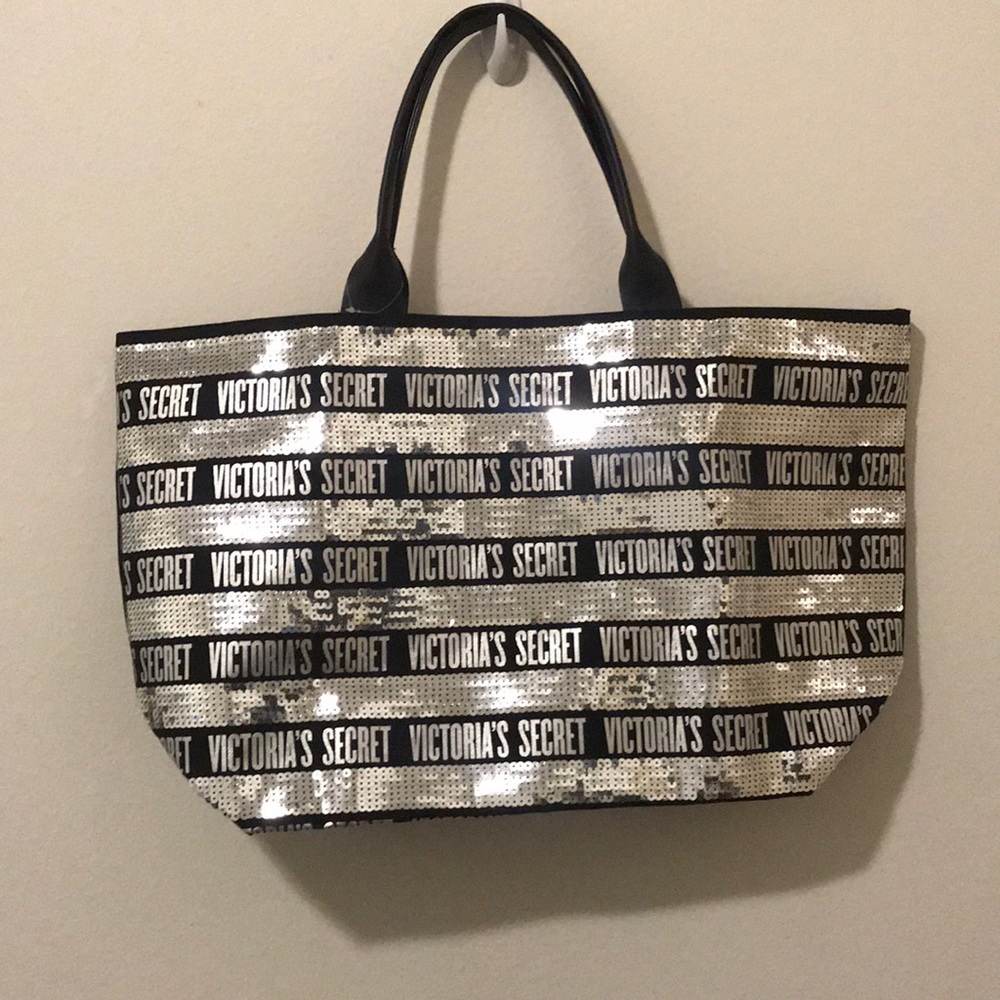 Sequin Victoria’s Secret tote